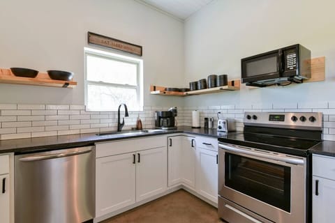 Fully stocked kitchen