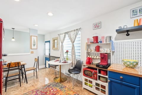 Make a cup of coffee or some popcorn while enjoying your time at the house