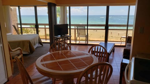 1 Bedroom Condo, Gulf Front | Iron/ironing board, free WiFi, bed sheets