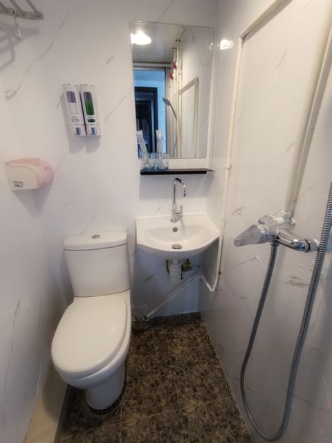 Basic Double Room | Bathroom | Shower, free toiletries, hair dryer, slippers