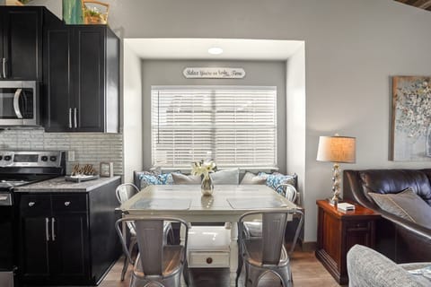 Gather around the table and create unforgettable memories as you start your day with a hearty breakfast made in your full kitchen or wind down and share stories over dinner - because good food and great company make for the best moments.