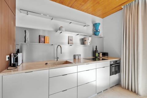 VILLA DE ROSE | Private kitchen | Mini-fridge, electric kettle, highchair