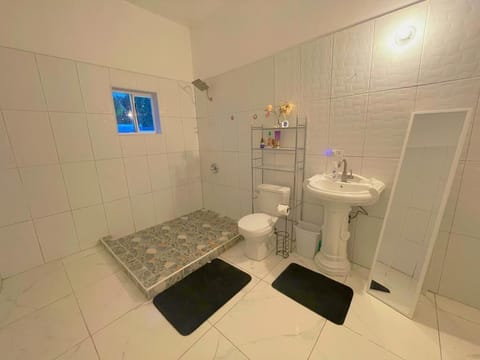 Luxury Single Room, 1 Bedroom | Bathroom | Rainfall showerhead, hair dryer, slippers, towels