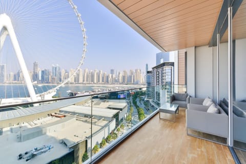 Luxury Apartment, 2 Bedrooms, Balcony, Sea View | Balcony view