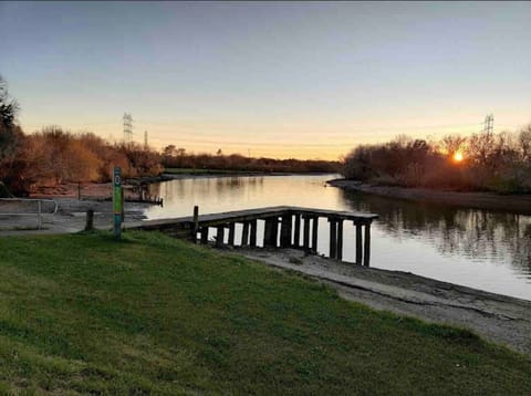 Less than a mile away! Great for fishing.