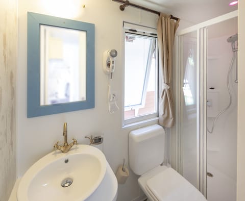 Suite, 2 Bathrooms | Bathroom | Shower, rainfall showerhead, free toiletries, hair dryer