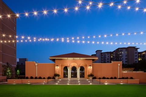 Outdoor wedding area