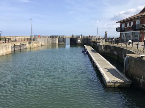 Marina lock to North Sea