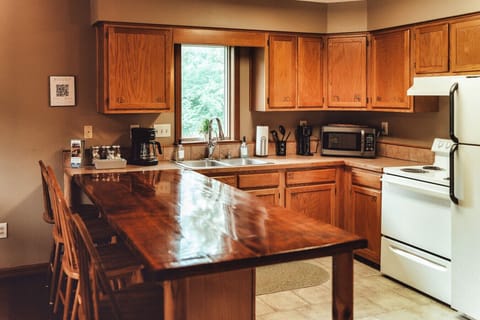 The kitchen space with everything you need during your stay.