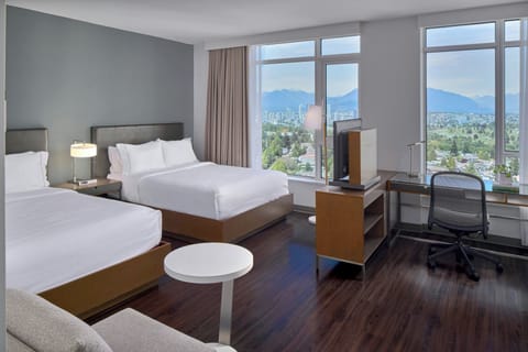 Studio, 2 Queen Beds | 1 bedroom, premium bedding, in-room safe, desk