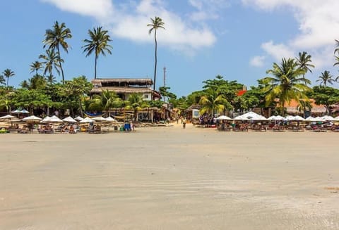 On the beach, free beach cabanas, sun loungers, beach towels