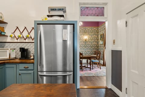Kitchen with view to dining room.