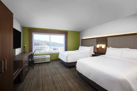 Standard Room, 2 Queen Beds (Extra Floor Space) | Premium bedding, desk, laptop workspace, blackout drapes