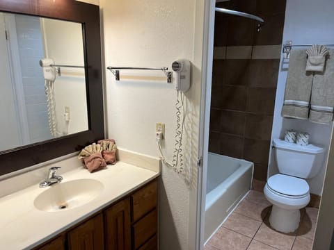 Deluxe Triple Room | Bathroom | Combined shower/tub, free toiletries, hair dryer, towels