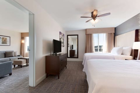 Suite, 2 Bedrooms, 2 Bathrooms | Premium bedding, desk, blackout drapes, iron/ironing board