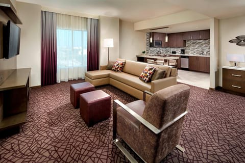 Executive Suite, 2 Bedrooms | In-room safe, blackout drapes, iron/ironing board