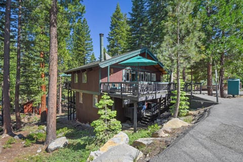 View of the cabin from outside