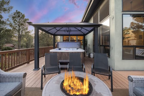 Gather `round the fire and enjoy quality time with your friends and family.