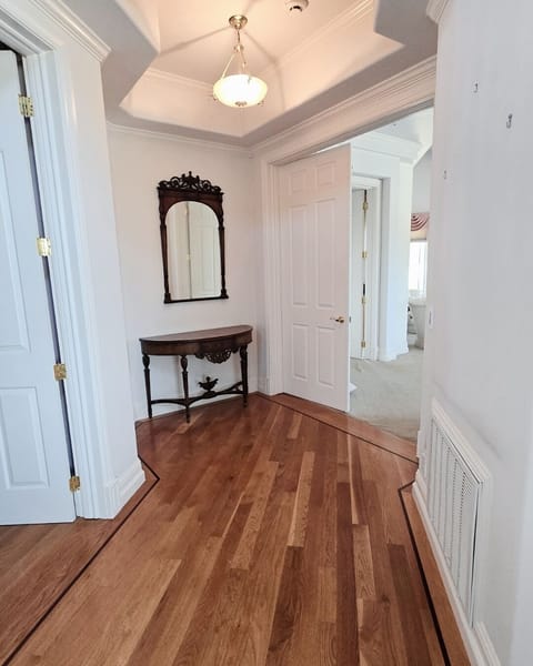 hallway to master downstairs