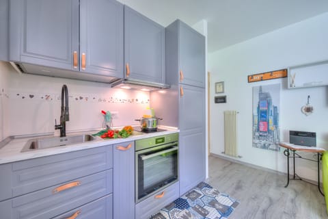 The well-stocked kitchen