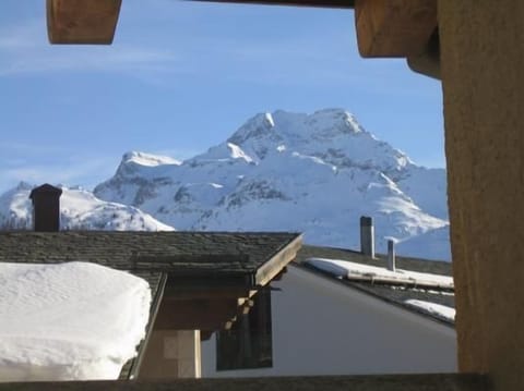 View from the balcony: Piz Margna