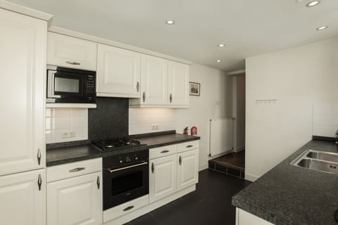 Apartment, 2 Bedrooms (spacious) | Private kitchen | Fridge, microwave, stovetop, dishwasher