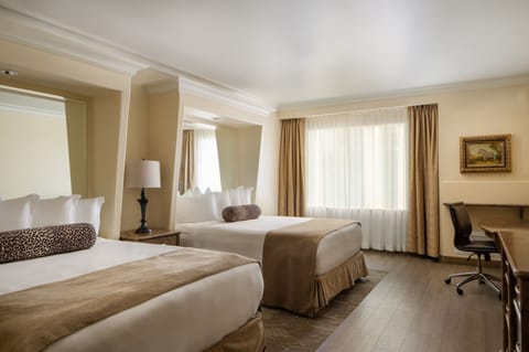 Deluxe Room, 2 Queen Beds, Tower | Frette Italian sheets, premium bedding, in-room safe, desk