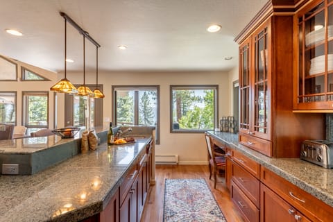 Workspace in the kitchen.