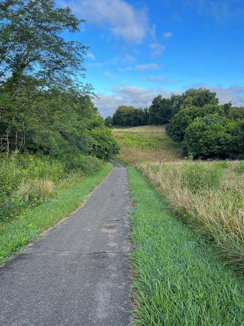 Walking path at Shawnee Lookout park, access from our house. 4.7 miles paved