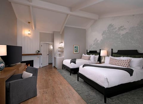 Standard Room, 2 Queen Beds, Accessible, Fireplace | View from room