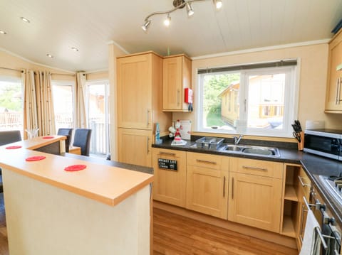 Fridge, dishwasher, electric kettle, toaster