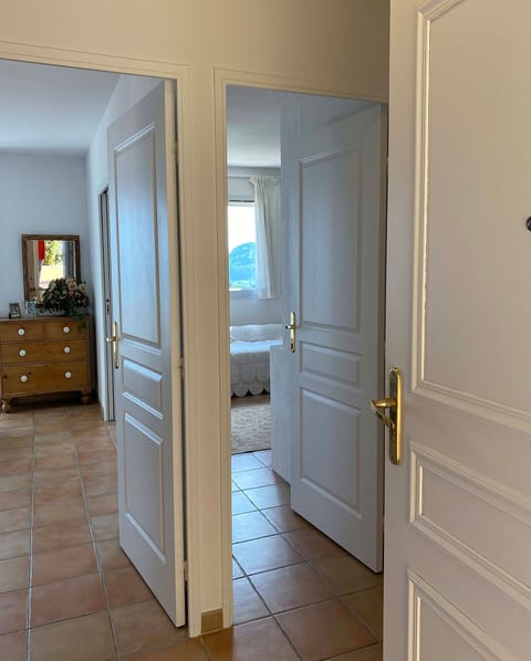Each bedroom has its own room door