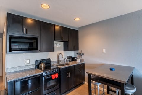 Kitchenette and dining area.