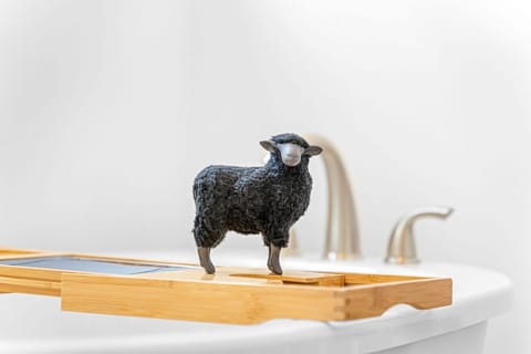 sometimes I hang out near the bath tub in the Primary for some R&R...