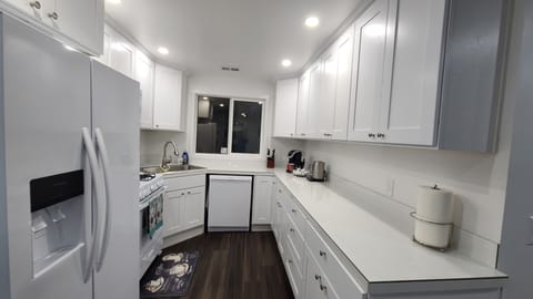 Fully stocked kitchen