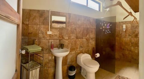 Deluxe Room | Bathroom | Shower, rainfall showerhead, hair dryer