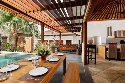 3 Bedroom Pool Villa | Private kitchen | Fridge, microwave, electric kettle, toaster