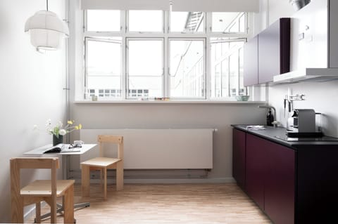 Studio | Private kitchen | Fridge, microwave, oven, stovetop