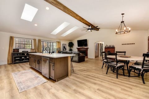 Lots of room to prepare the perfect meal for your whole group on this massive island.