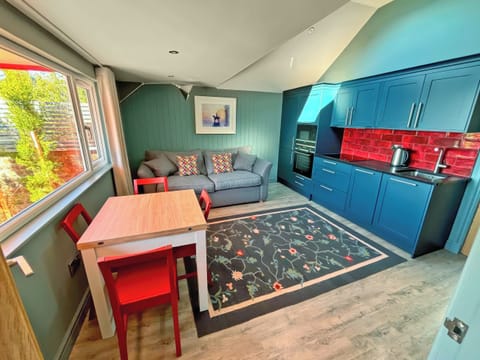 Chalet pen plan living space | Aird Cottage, Dunure