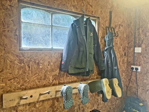Coat,welly and boot drying room | Y Beudy, Capel Bangor, near Aberystwyth