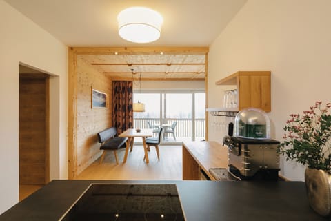 Apartment | Living area | 42-inch flat-screen TV with satellite channels, heated floors