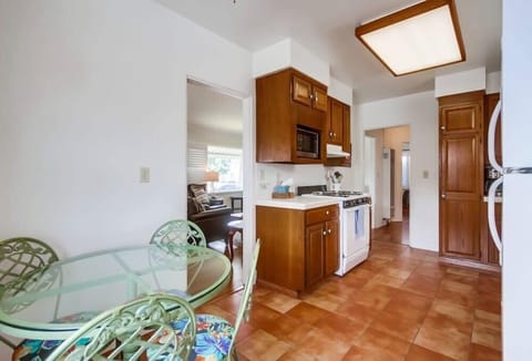 View into the kitchen