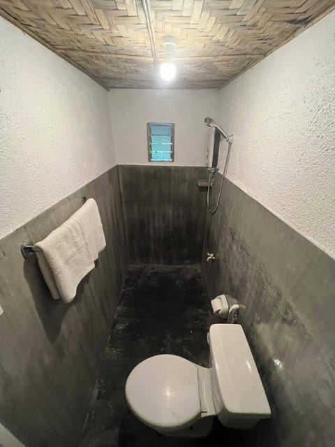 Cottage | Bathroom | Shower, rainfall showerhead, towels