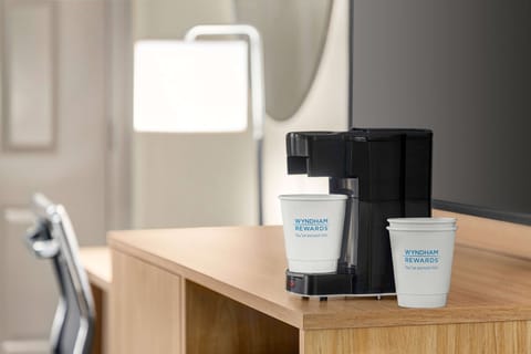 Individually decorated, individually furnished, desk, laptop workspace