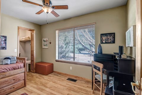 Bedroom Three with Twin and Twin Trundle and Desk Area