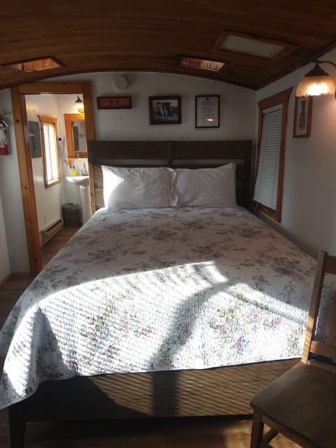 The Northern Pacific Caboose | Individually decorated, individually furnished, bed sheets