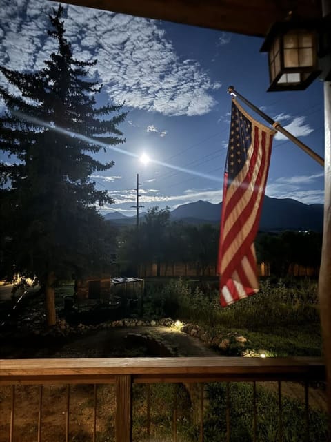 Honoring our freedom, our country and those who defend it. Old Glory flies proudly over Fort Austin