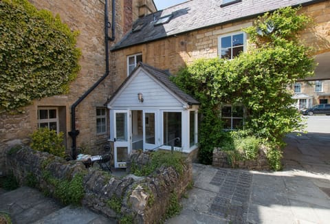 Sherborne House boasts a pretty courtyard area