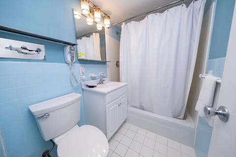 Deluxe Studio Suite, Ocean View, Oceanfront | Bathroom | Combined shower/tub, free toiletries, hair dryer, towels